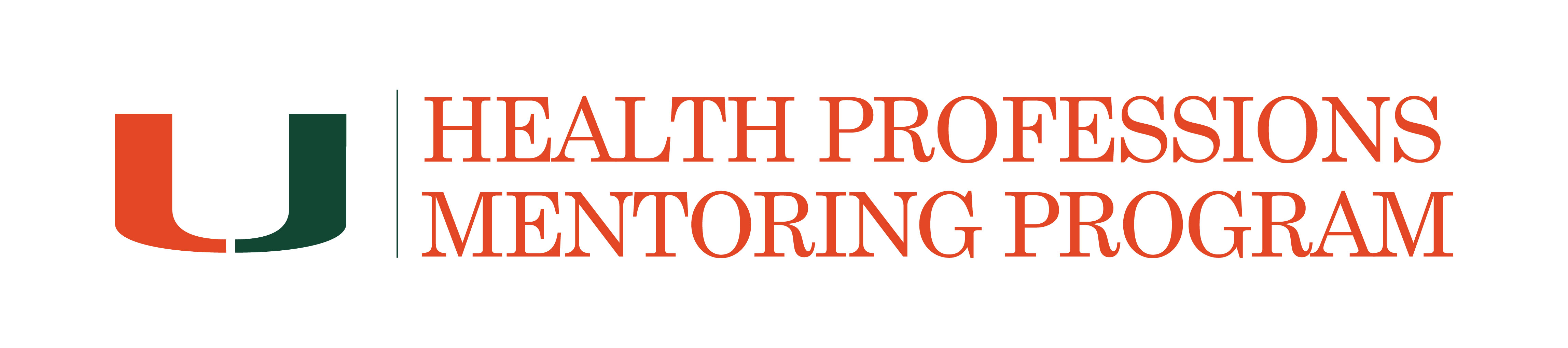 Health Professions Mentoring Logo Text